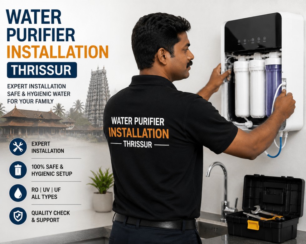 water purifier installation Ramavarmapuram Thrissur